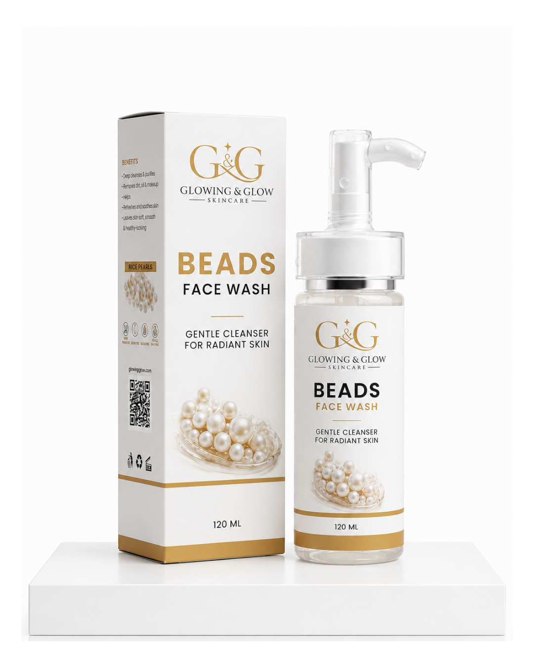 gng-beads-facewash-with-box G&G Beads Face Wash (120 ml) - Image 1