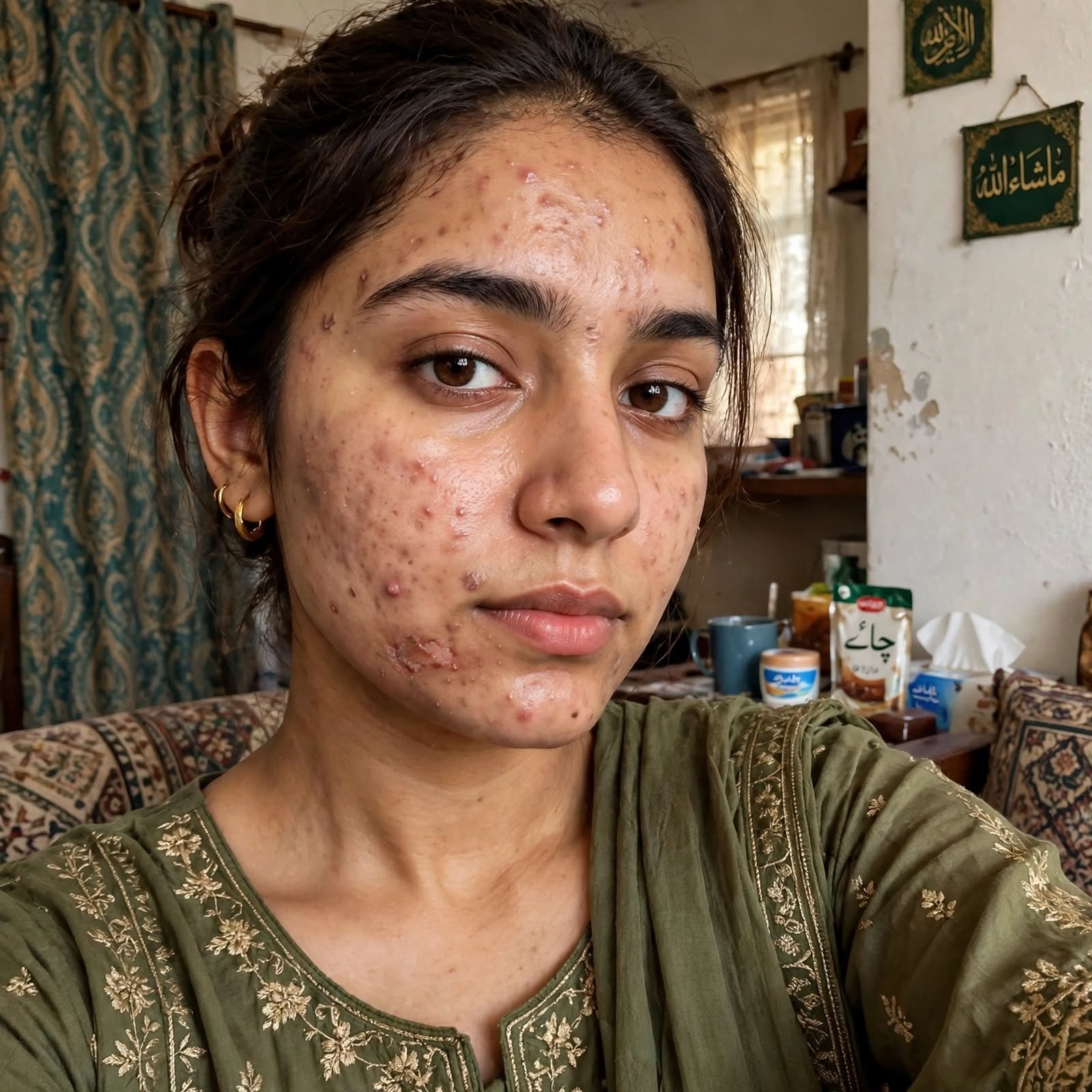 G&G skincare customer before result 2
