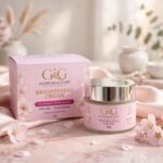 G&G Brightening Cream jar with its pink floral box